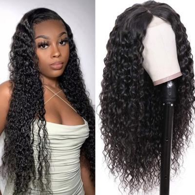 China Wholesale 100% Brazilian Virgin Brazilian Virgin Hair Lace Closure Wigs 100% Water Wave ZSF Water Wave Hair Wigs Raw Water Hair Pre Plucked Hair Wigs for sale