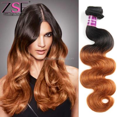 China Cheap Indian Virgin Hair Wholesale Ombre 1B 30 Hair Bundles Seller Body Wave ZSF Cuticle Aligned Blonde Hair Bundle For Black Women for sale