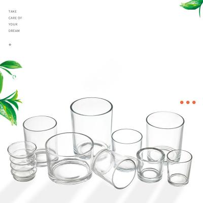 China Home Decoration Wholesale Machine Blown Clear Glass Jar With High Quality for sale