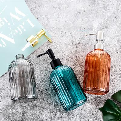 China Personal Care Wholesale 420ml Soap Foamer Pump Bottle Foam Dispenser Glass Bottle for sale