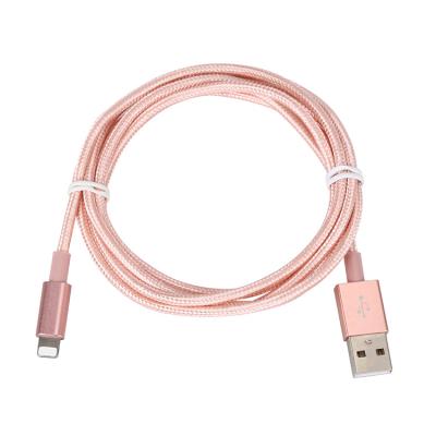 China Nylon Braided MP3/MP4 Player Cable High Quality2.4A USB Fast Charging Cable for sale