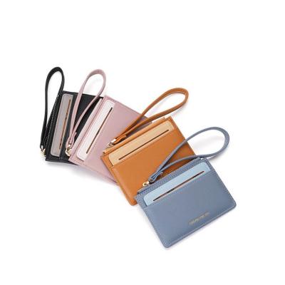 China Wholesale Multi-Card Custom Leather Slim Korean Purse Card Holder PU Ladies Casual Wallets for sale