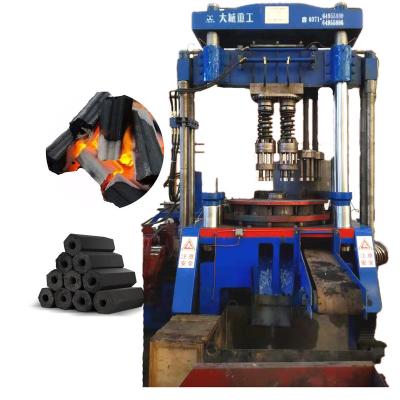 China Waste Energy Saving Briquette Press Machine Charcoal BBQ Grill Carbon Briquette Machinery for sale