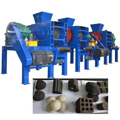 China Briquette Making Machine Ball Briquette Making Machine Round Charcoal Briquette Making Machine Automatic Briquette-Making-Machine-In-Uganda for sale