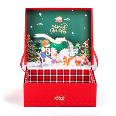 China Recycled Materials Factory Gift Box Christmas Chocolate Mystery Custom Printing Packaging Paper Box for sale