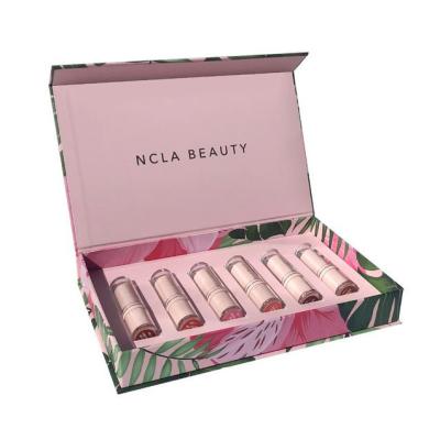 China Recyclable Custom Shipping Cardboard Box Beauty Lipstick Makeup Nail Polish Oil Packaging For Nail Polish Box for sale