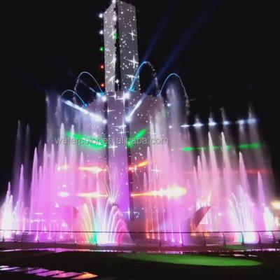 China Modern Fountain Prices Water System 3D Danc Show Laser Fountain Floats Floating For Lakes for sale