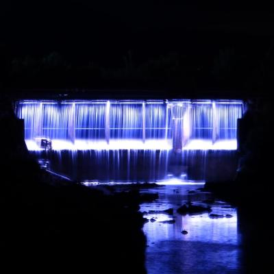 China Modern Digital Water Curtain With Colorful DMX 512 Lights In Guizhou Huangguoshu for sale