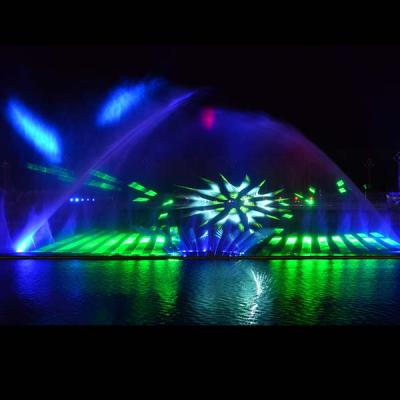 China Modern 3D Holographic Laser 512 Control Dancing Fountain Equipment for sale