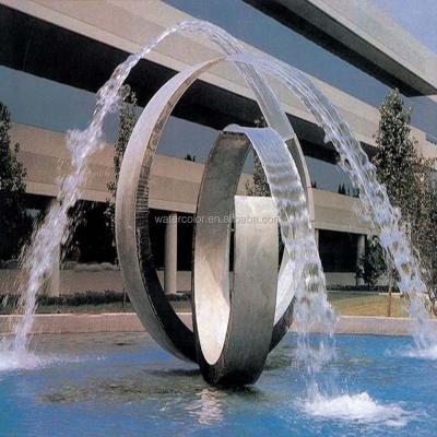 China 304 stainless steel metal outdoor water fountains sculpt stainless steel sculpture for sale