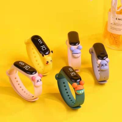 China Bestselling Waterproof Electronic Watch Women Wristwatch Rubber Waterproof Cartoon Children Kids Sport Leisure Simple Digital Watches for sale