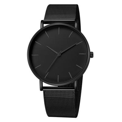 China Luxury Famous Brand Men's Mesh Calendar Men's Business Quartz Watch Ultra-Thin Men's Leisure Sports Watches Best-Selling Stainless Steel for sale