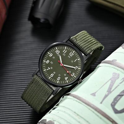 China Sports watch for men 2022 newest hot sale sports quartz thin nylon luminous military watches fashion popular casual men's watches for sale