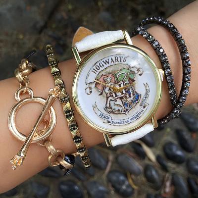 China Harry School classic luxury casual simple watches women brand luxury leather ladies gift kids watch fashion witchcraft and wizardry for sale