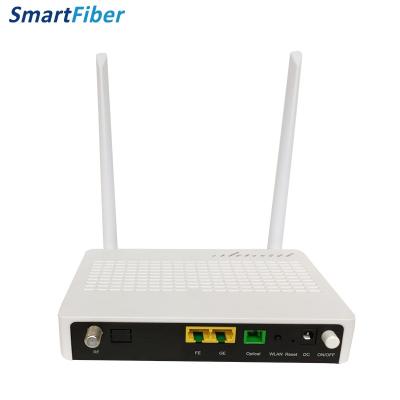 China FTTH FTTB FTTX Network CATV GPON EPON ONU 1GE+1FE+1POTS+WIFI XPON ONT Router Function Differentbran Compatible OLT for sale