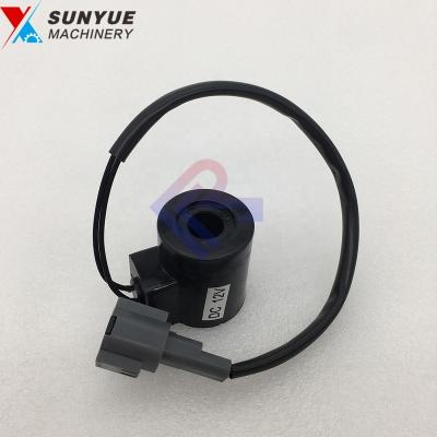 China Construction worksÂ   EX60-5 EX75UR EX80U EX135UR ZAX75US Solenoid Coil For Excavator 0640202 for sale