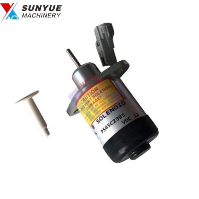 China Construction worksÂ   V2607 V3307 Engine Fuel Shutdown Stop Solenoid PS45CZ393 1E369-60011 for sale