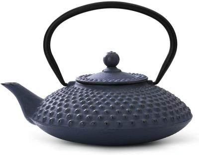 China Viable teapot 1.25L, cast iron blue for sale