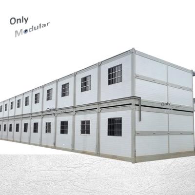 China Modern ready made foldable house prefab container office for labor camp for sale