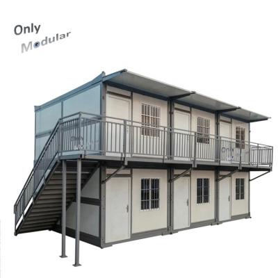 China Modern Modular Chinese Standard Only Expandable Container Dormitory Project Prefab Folding Container House for sale