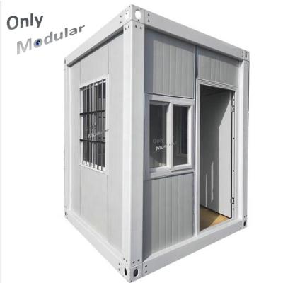 China Modern Modular Portable Security Booth Prefab Kiosk Only Work Station for sale