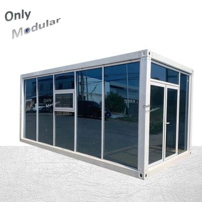 China Only Modern Modular Outdoor House Window Design Office Cabin Container Store for sale