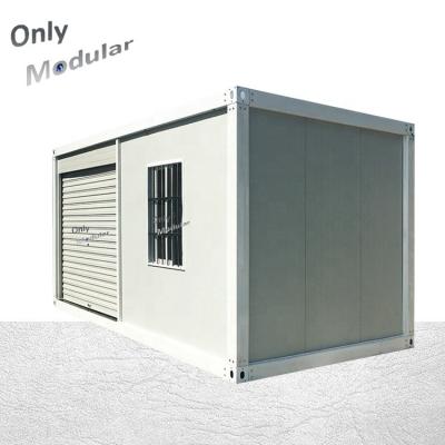 China Only Philippines Modern Modular Outdoor Container Kiosk Storage Containers With Rolling Door for sale