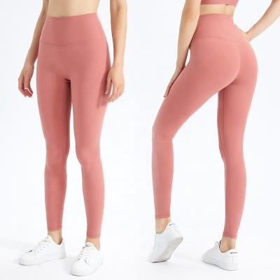 China Wholesale Hot Selling Seamless Sports Tights Fitness Gym Yoga Pants Breathable High Waisted Booty Lift Yoga Squat Gaiters! crack! for women for sale