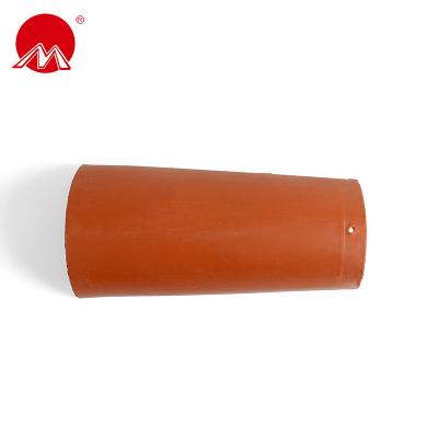 China Hotel Red Half Around Clay Roof Tile for sale