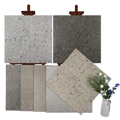 China High Safety 60x60 Porcelain Stoneware Tiles Cast Rustic Surface Non Slip Ceramic Terrazzo Floor Tiles for sale