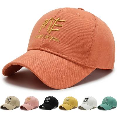 China Custom JOINT Embroidery Logo I Running 100% Cotton 6 Panel Sports Hats Color Dad Hats Womens Mens Baseball Cap for sale