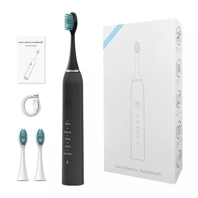 China Food Grade ABS+PC Portable Electric Toothbrush 5 Modes Teeth Whitening Sonic Electric Oral Toothbrush for sale