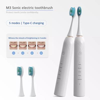 China Wholesale Soft Bristles Household Food Grade ABS+PC Intelligent Electric Toothbrush Sonic Electric Toothbrush for sale