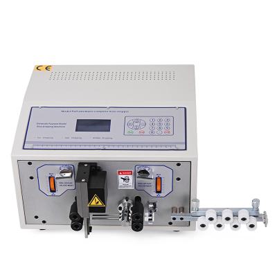 China Multifunctional X-CS102DB 6mm2 double wire type automatic automatic wire stripping machine, cable cutting and stripping machine for sale