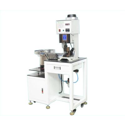 China X-CM103A automatic loose terminal crimping crimping machine with vibration trough feeder, single hook crimping machine for sale