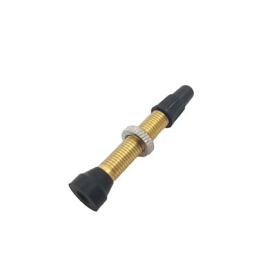 China Road Bike MTB Bike Lightweight Brass Presta 44mm Vacuum Tube Valve for sale