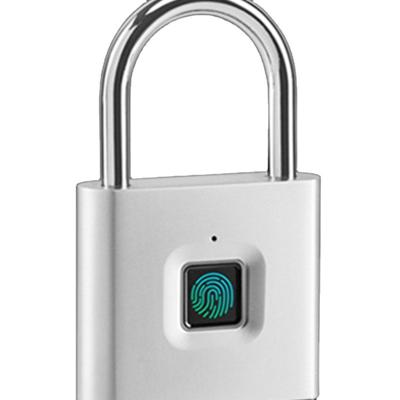 China Waterproof Smart Electronic Security Lockout Lock Door Padlock With Fingerprint for sale