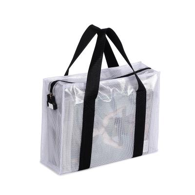 China 2021 Bank New Product Special Purpose Bag Grid Zipper Folder Bag A4 File Bag for sale