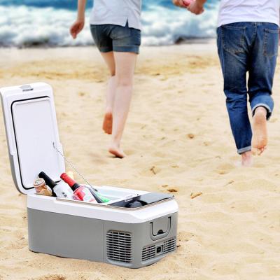 China High Quality Portable Car Mini Fridge 12V AC 220V Frezer DC Camping Cosmetic Fridge 18L For Appliance for sale