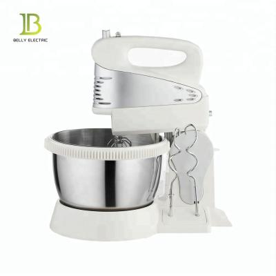 China Beater Ejector Knob Paint Mixer Hand Held Mixer With Rotating Bowl for sale