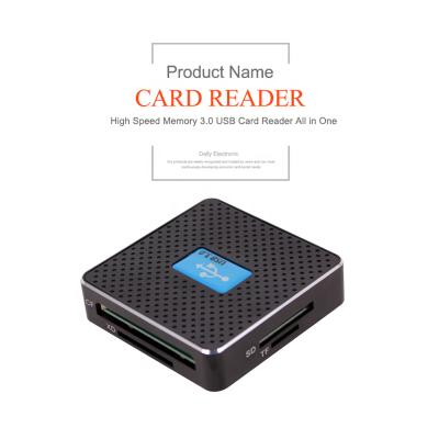 China IUSB Pro High Speed ​​All In One Memory USB 3.0 CF XD Multi SD TF Card Reader for sale