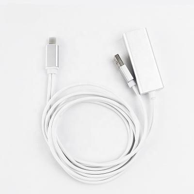 China LAPTOP 2 in Lightning Charging Adapter and 1 Ethernet to RJ45 Ethernet Net Work Cable Adapter with USB 2.0 Charging Port for sale