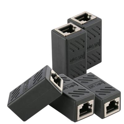 China Network Ethernet Cat 5e/Cat5/Cat6/Cat7 RJ45 8P Female To Female Coupler Ethernet Supplement Adapter Shielded for sale