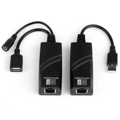 China LAPTOP USB 2.0 Extender to RJ45 Lan Extension Adapter USB 2.0 RJ45 Adapter up to 100M for sale