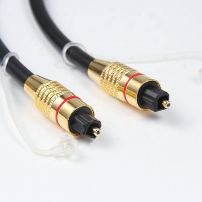 China Multimedia Gold Connector Digital Fiber Optic Toslink Audio Cable Gold Plated For Home Theater DVD PS4 Xbox 360 for sale