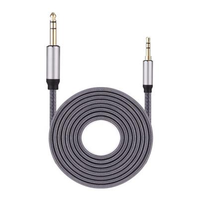 China Audio Cable 6.35 mm 3.5MM MM 6.35MM to 3.5 COMPUTER Earphone Cable Adapter Cable Cord for sale