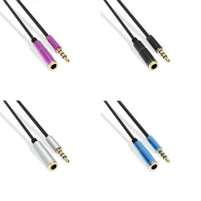 China Stereo audio aux cord. Computer Jack Headphone Cable Audio Aux Cable Adapter 3.5MM Car Extension Cable Converter Earphone Cable for sale