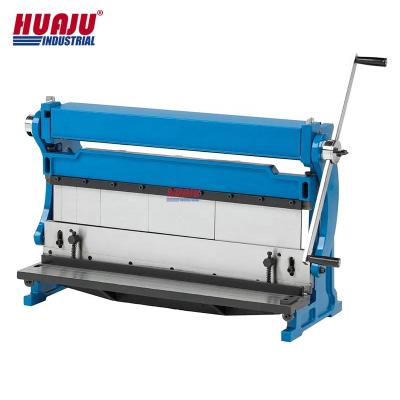 China Building Material Shops Huaju Industrial 3 IN 1,760 Mm 30 Inch Sheet Metal Guillotine Shear Press Brake Roll Bending Machine for sale