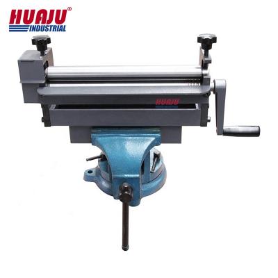 China Building Material Stores Huaju Industrial SJ300 Vise Mounted Mini Hand Slip Roller Sheet Metal Manual Slip Rolling Machine for sale