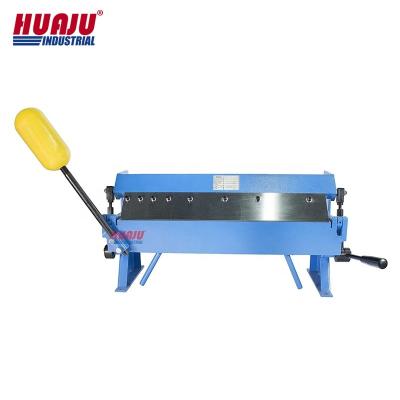 China Retail Huaju W1.0x610Z Industrial 24 Inch Sheet Metal Hand Pan and Box Brake Manual Folding Machinery for sale